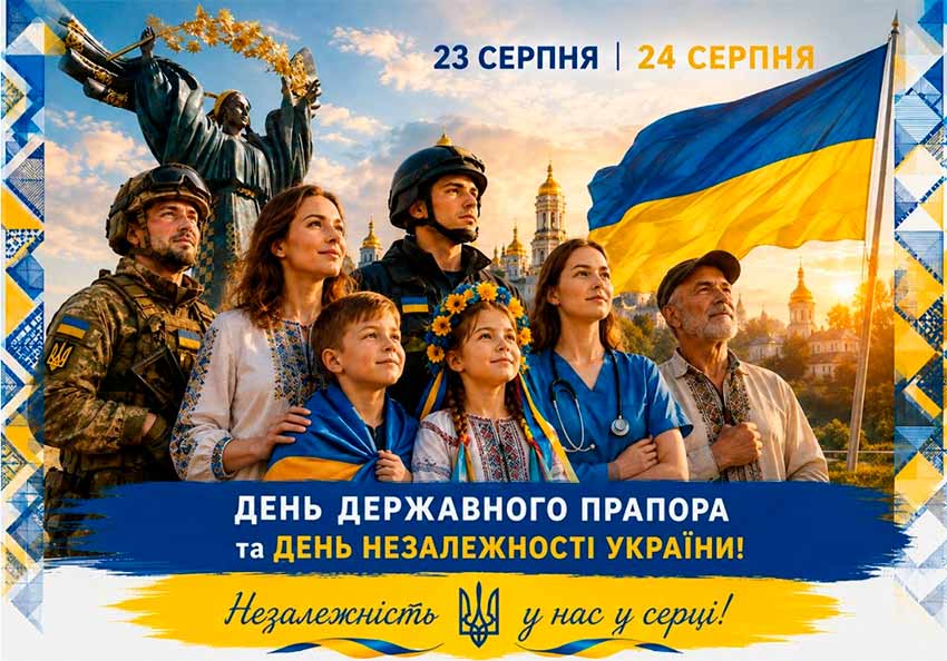 35 років Незалежності України: гартовані вогнем, об’єднані свободою